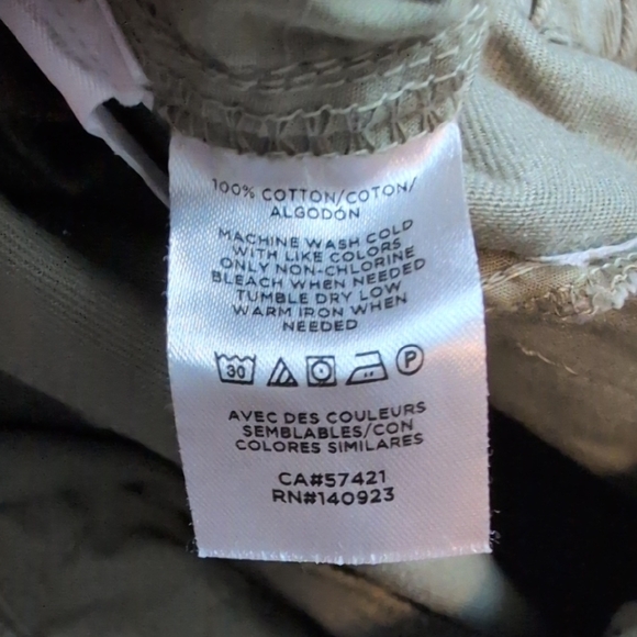 LOFT Olive Mini Skirt with Tie Detail - Picture 5 of 6